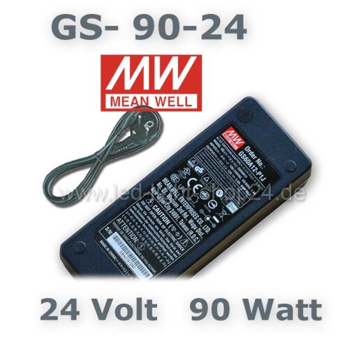 90 Watt 24Volt Meanwell Led Netzteil, 37,20 €