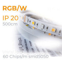 RGBW Led Streifen als Komplettes Set für indirekte Beleuchtung einbau