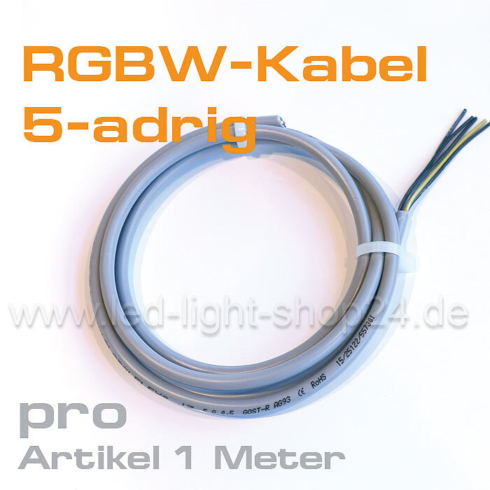 Kabel für RGBW Led Stripes in Meterlänge, 2,15 €