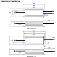 LED Trafo dimmbar  KVF-24060/KVF-24080/KVF-24100/ KVF-24150/  KVF-24200/ KVF-24320